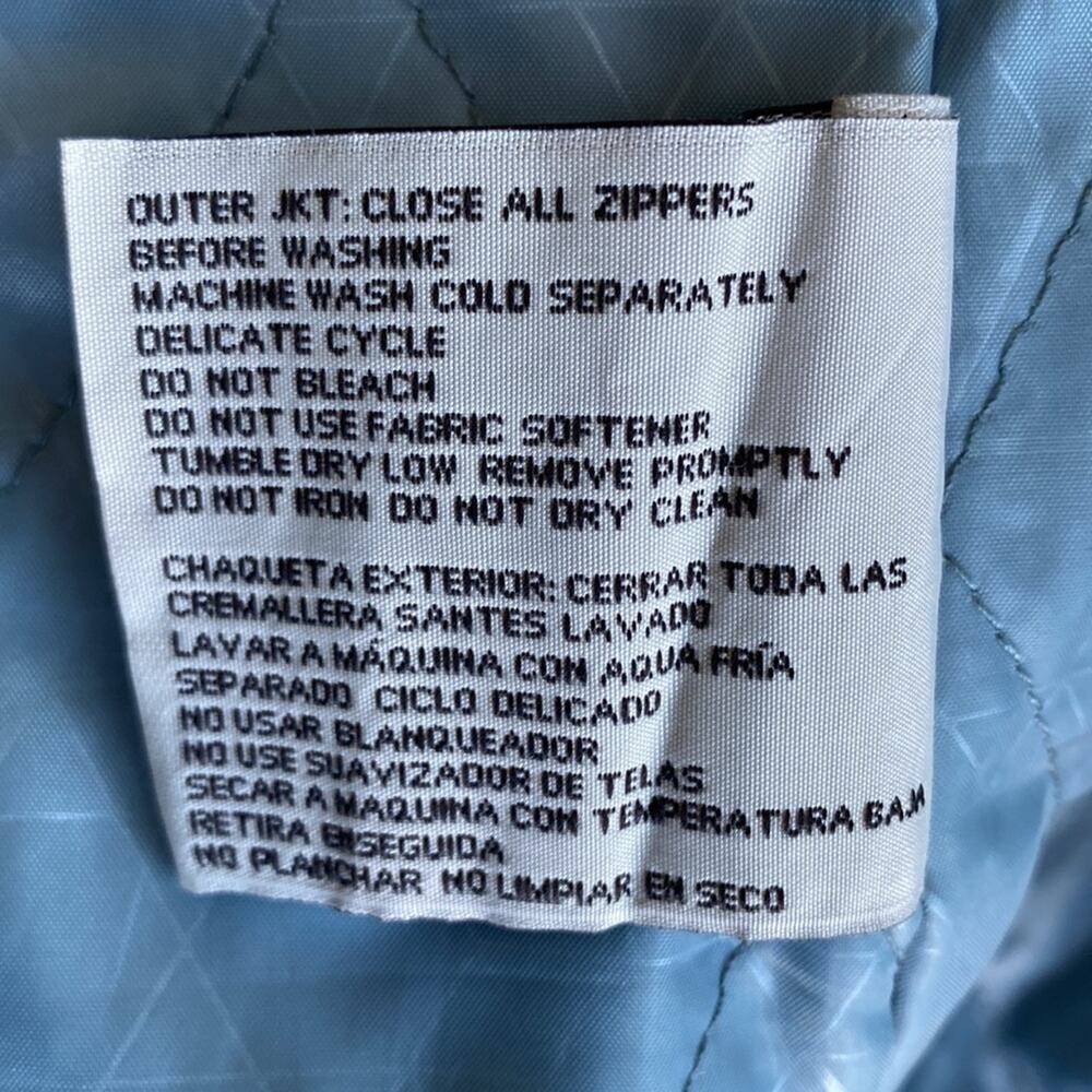 💎 ZEROXPOSUR Coat Women's Size Small Blue Wind Resistant - Picture 9 of 9